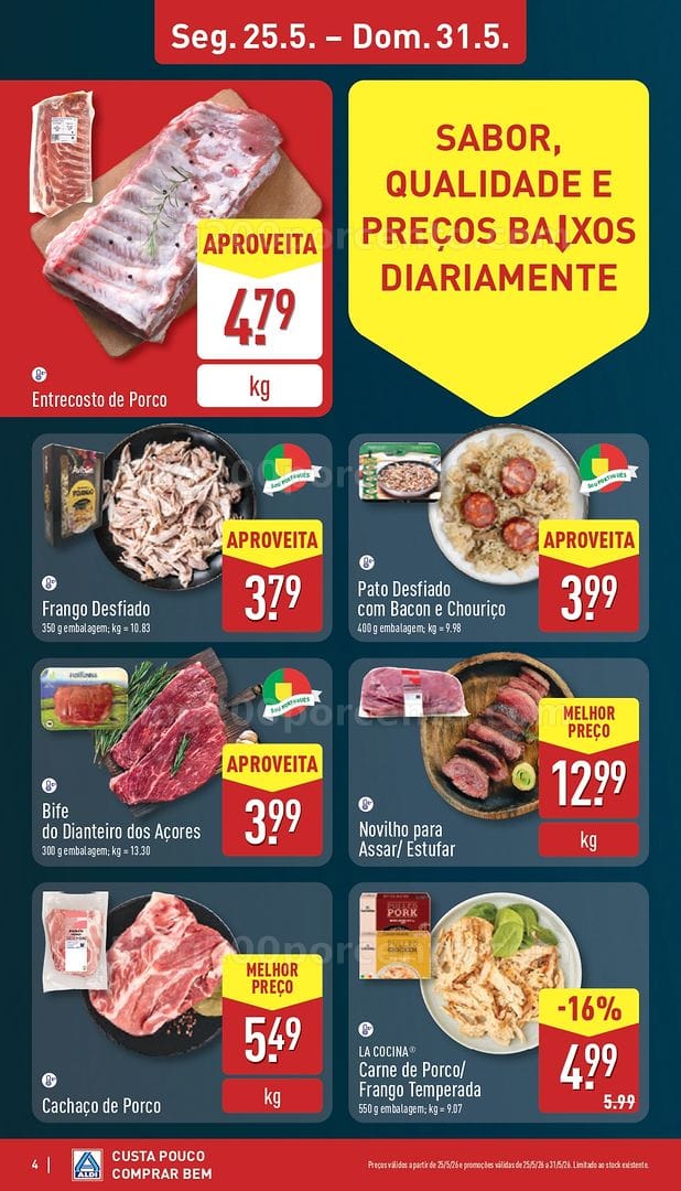Antevisão Folheto ALDI Promoções de 25 a 31 maio